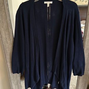 🪴Maurice’s Cardigan Navy Blue. Size 0 or Large.